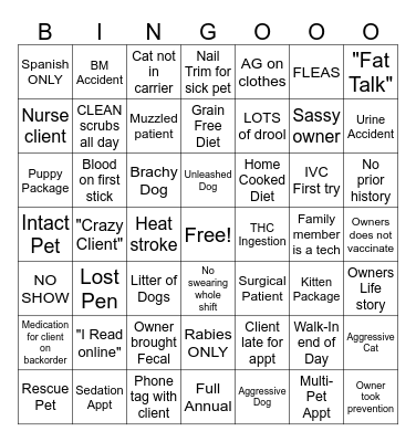 Tech Week Bingo Card