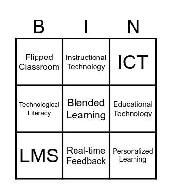 Bingo Tech! Bingo Card