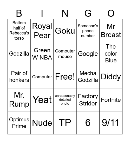 WPlace Bingo Card
