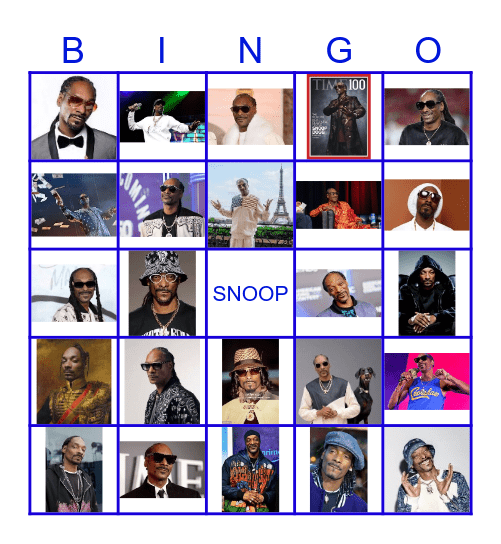 Snoop Dogg's House Bingo Card
