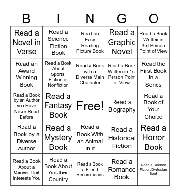 Herd Library Bingo Card