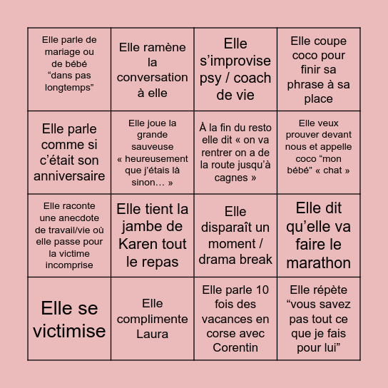 Anniv Coco Bingo Card