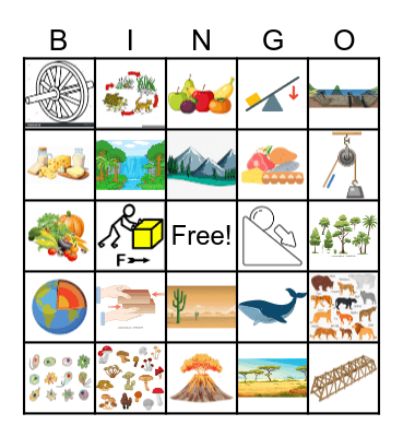 CSH T3 Science Bingo Card
