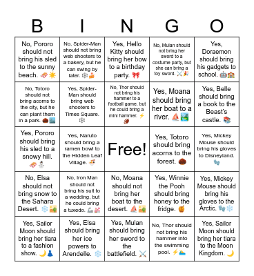 B17 L16 No, Pikachu should not bring a thunderbolt to a forest fire. ⚡🔥 Bingo Card