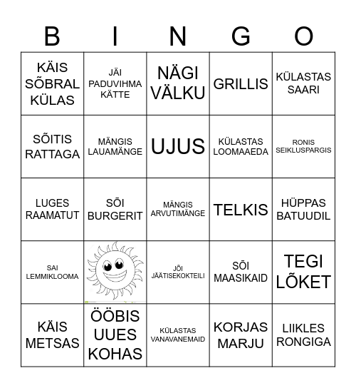 LEIA KEEGI, KES.. Bingo Card