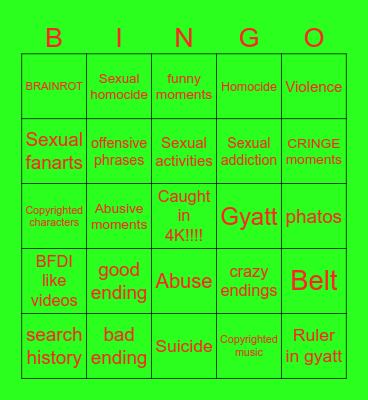 The Multiverse AU bingo Card