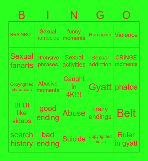 The Multiverse AU bingo Card