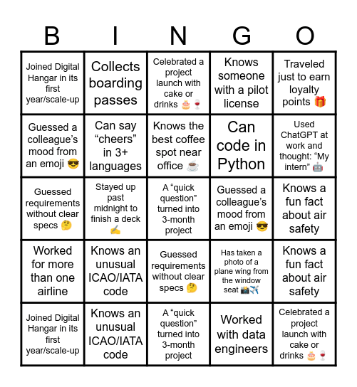 LHG - Virtual Apéro Bingo session Bingo Card