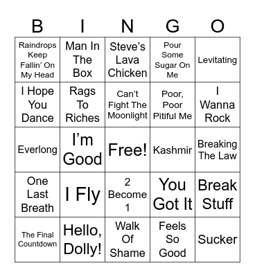 August Birthdays Bingo Card