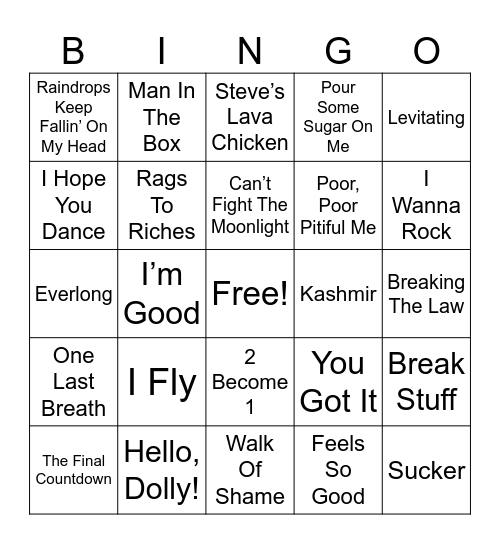 August Birthdays Bingo Card
