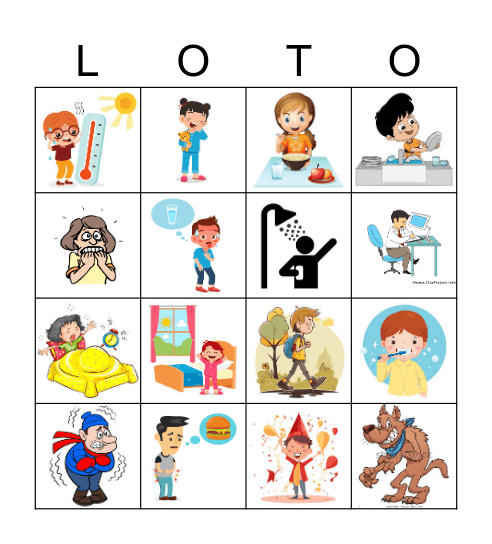 French 3 Unit 1 Bingo Card