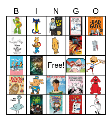 Library Bingo Card