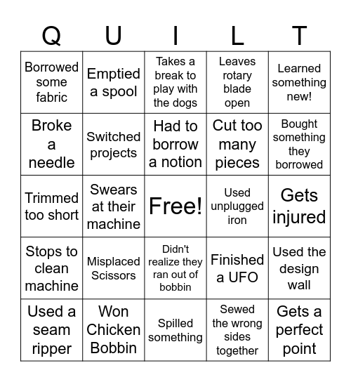 Retreat August 2025 Bingo Card