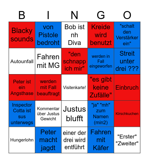 Drei ??? Bingo Card