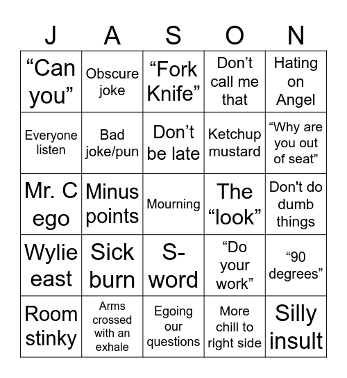 mr-c-bingo-card