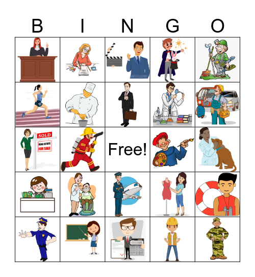 Labor Day Bingo Card