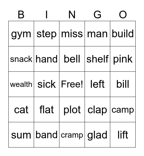 week 1 bingo- Araiza Bingo Card