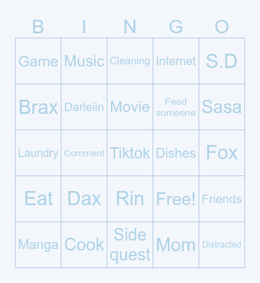 TF IS GOIN ON Bingo Card
