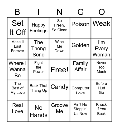 Syndicate Social Bingo Card