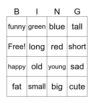 Adk Bingo Card