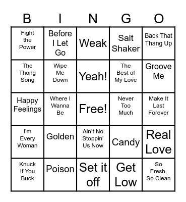 Syndicate Social Bingo Card