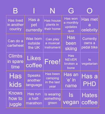 thymia Bingo 2025 Bingo Card