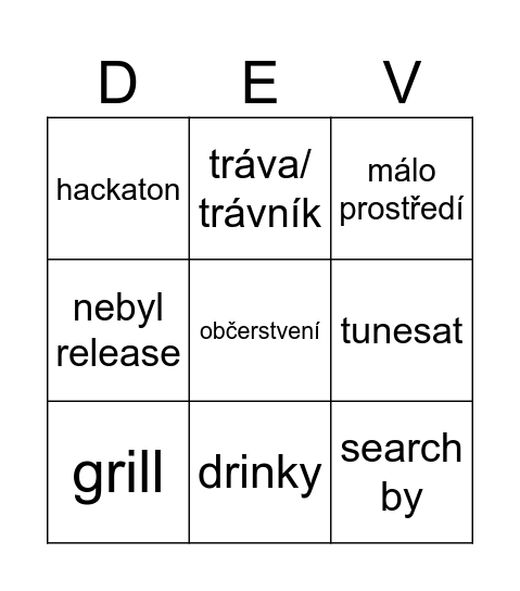retro bingo card Bingo Card