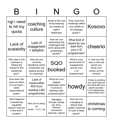 EZRA (SPICED) Bingo Card