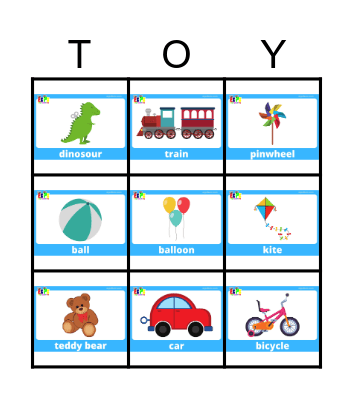 TOYS Bingo Card
