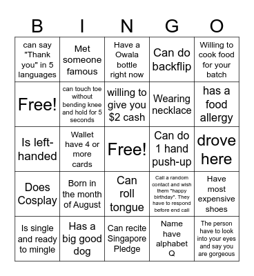 AC-CSM Ultimate Bingo Card