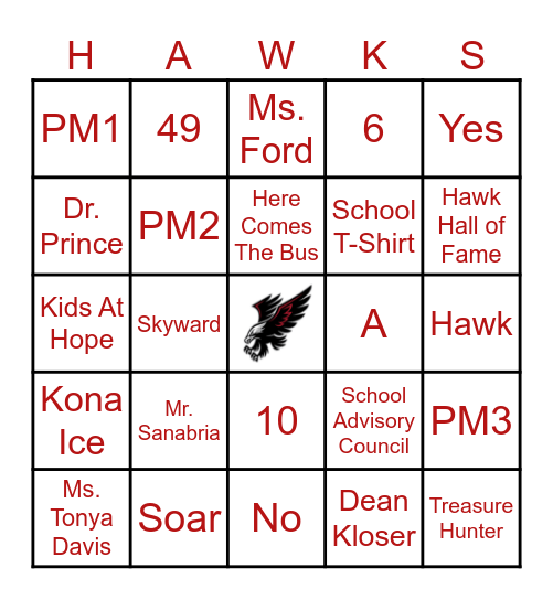 SOUTHERN OAKS Bingo Card