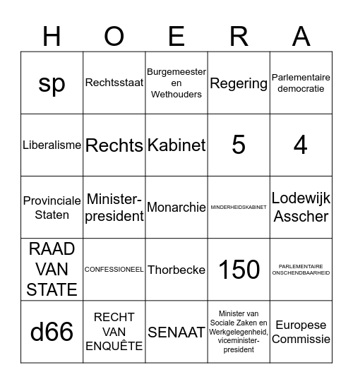 Bus Bingo! V6-Den Haag Editei 2016 Bingo Card