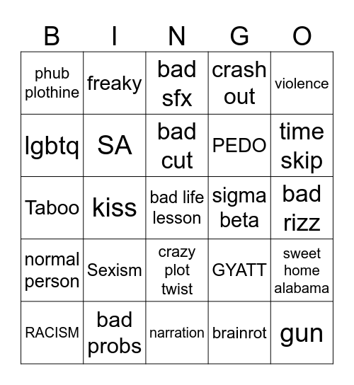 Tommorows teaching bingo Card