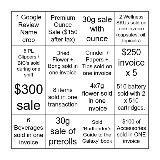 B       I       N       G       O Bingo Card