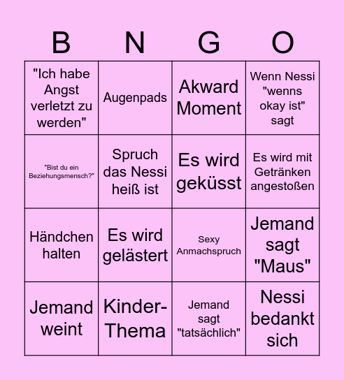 Princess Charming Bingo Card