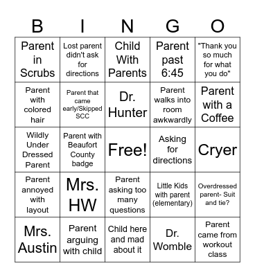 2025 Fall B2S Bingo Card