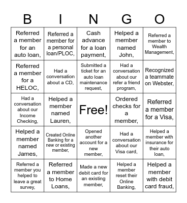 Buckman's Super September Bingo Card