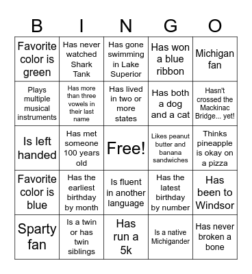 Donato advisory Bingo Card