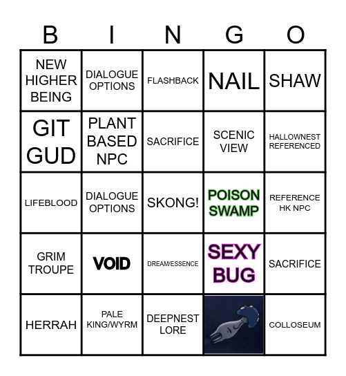 skong Bingo Card