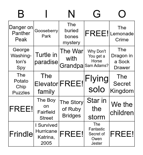 Star Studded BINGO! Bingo Card