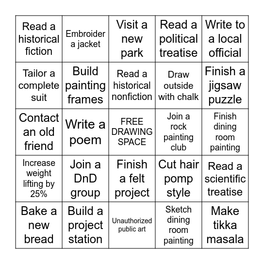 2025-2026 Bingo Card