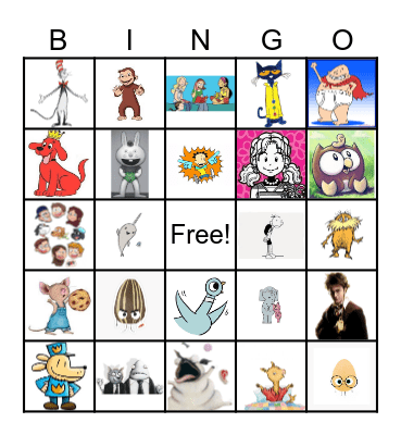 Book Character Bingo! Bingo Card