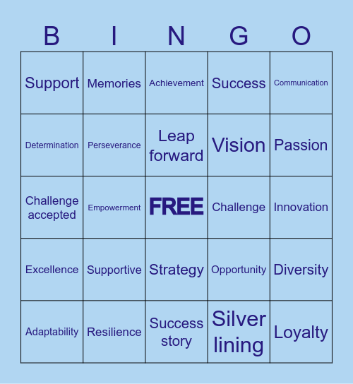 Farewell Fun with THE CREW Bingo Card