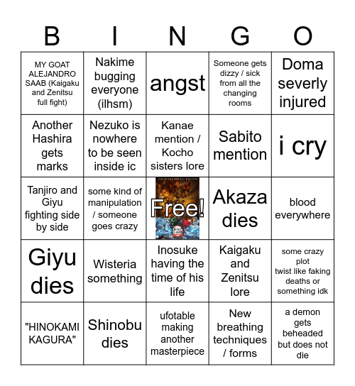 ICA KNY BINGO Card