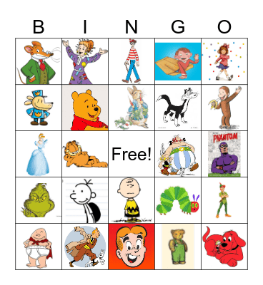 Collins Book Bingo! Bingo Card