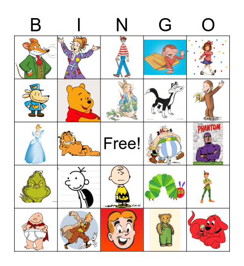 Collins Book Bingo! Bingo Card