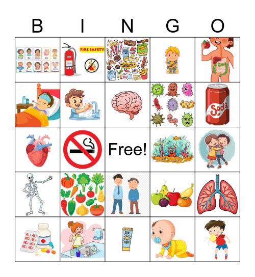 Health Bingo Card