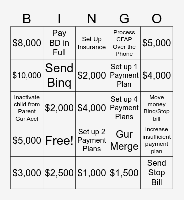 Back to School Bingo! Bingo Card