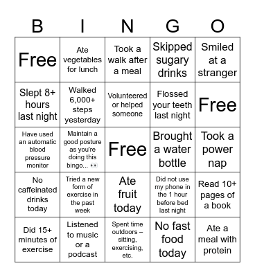 Icebreaker Bingo Card