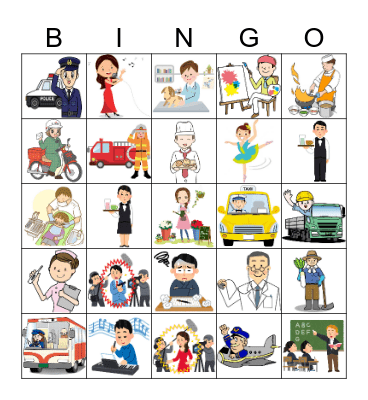 JOBS Bingo Card
